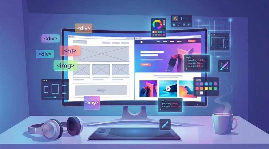 HTML و CSS چیست؟ آموزش کامل طراحی وب از صفر تا حرفهای